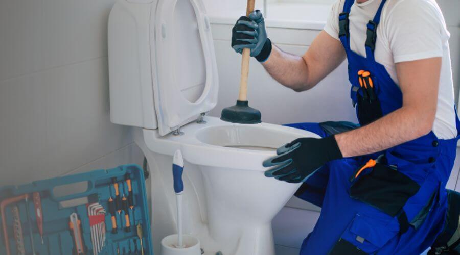 Professional clogged toilet repair in Eldon, MO